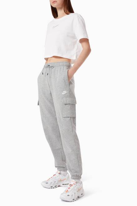 hover state of Sportswear Essentials Mid-rise Cargo Pants in Brushed Fleece   