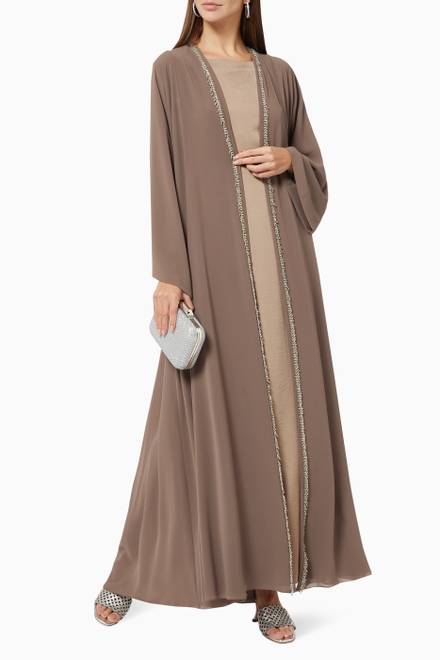 hover state of Abaya Set in Chiffon  