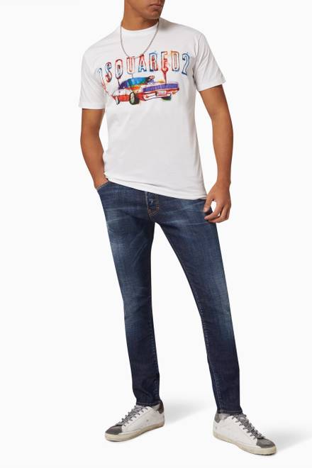 hover state of Fast Car T-shirt in Cotton Jersey 