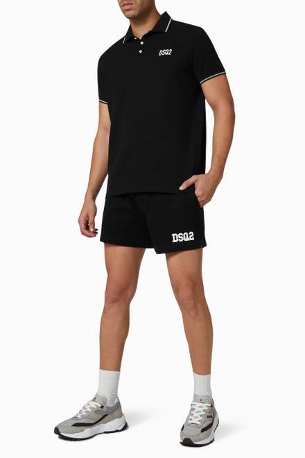 hover state of Shorts in Mesh Cotton Jersey 