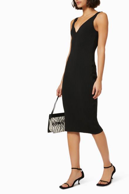 hover state of Jersey Midi Dress in Viscose  