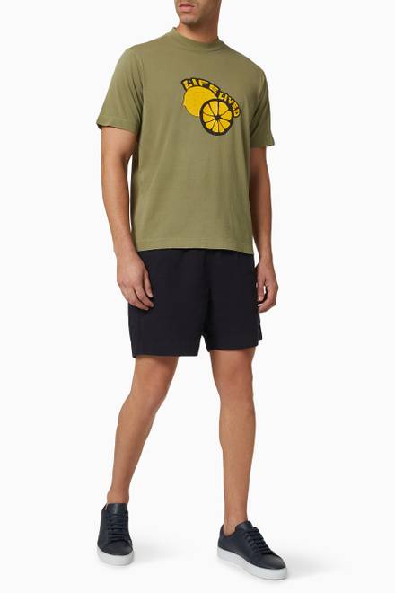 hover state of Life Lived T-shirt in Organic Cotton Jersey    