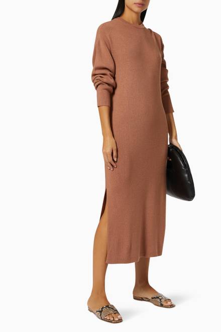 hover state of Zoey Dress in Rib  