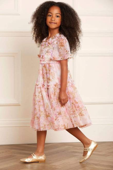 hover state of Darling Meadow Ruffle Dress