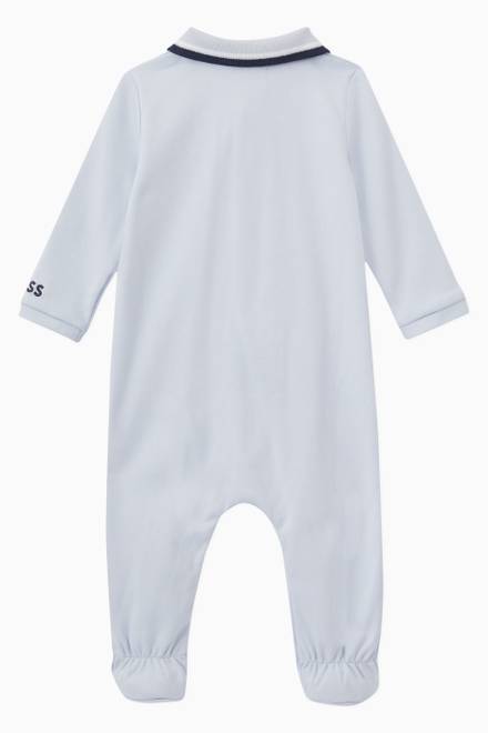 hover state of Logo Trim Pyjamas in Cotton 