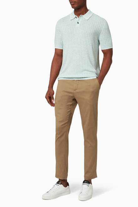 hover state of Boxwel Camburn Fit Textured Pants in Cotton-blend Twill     