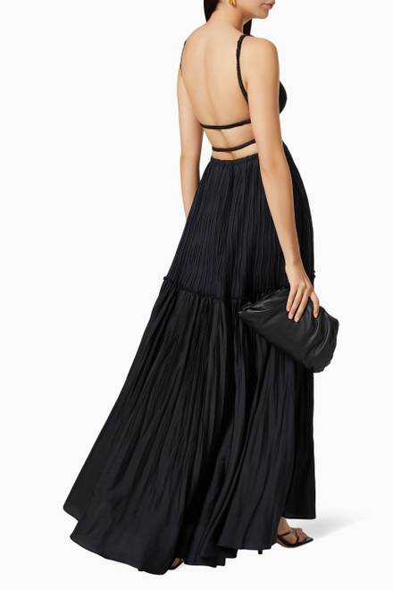 hover state of Liz Pleated Gown 