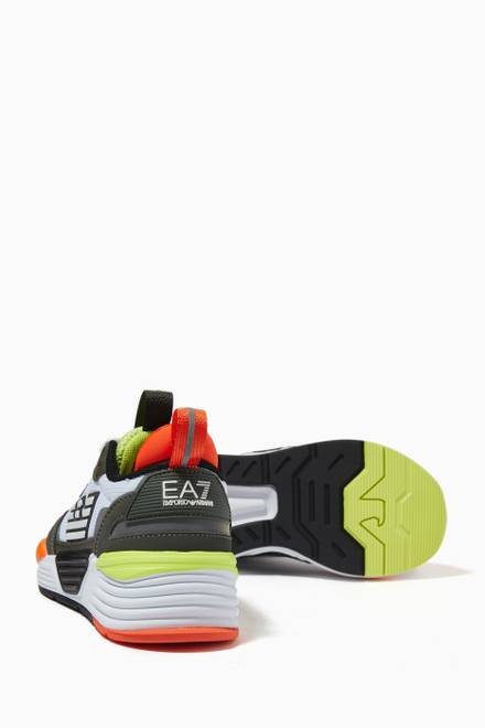 hover state of EA7 Ace Runner Sneakers in Mesh 