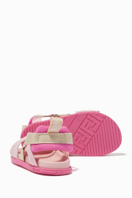 hover state of FF Monogram Sandals in Textile 