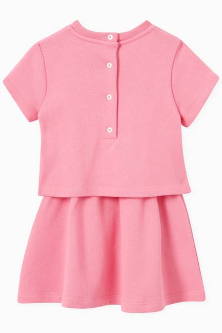 hover state of Fendiness Line Dress in Cotton Fleece  