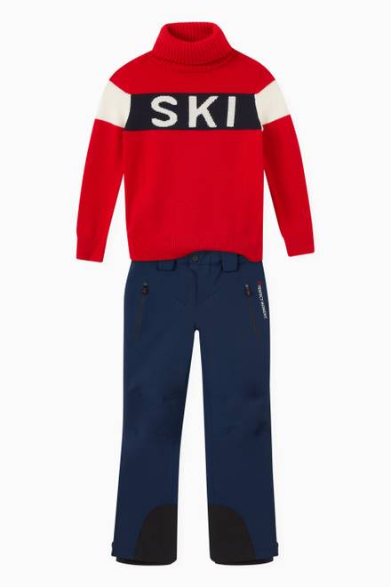 hover state of Ski II Turtleneck Sweater in Merino Wool Knit    
