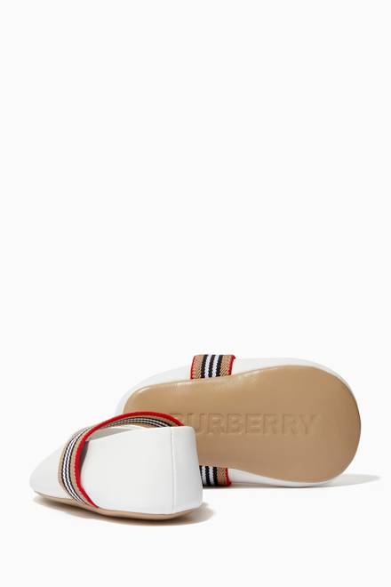 hover state of Livvy Stripes Shoes in Leather  