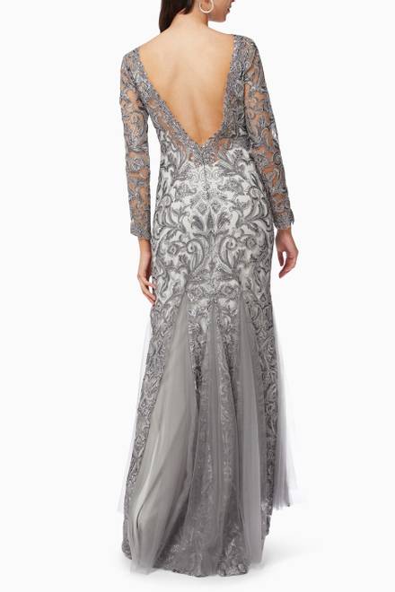 hover state of Lippold Sequin-Embroidered in Tulle   