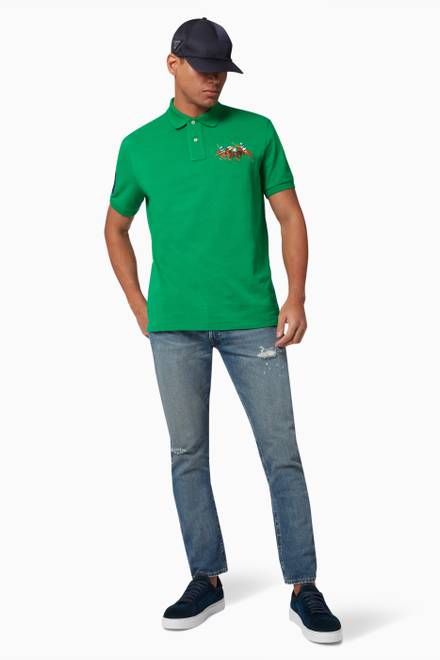hover state of Polo Shirt in Cotton Piqué     