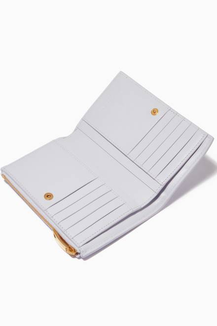 hover state of Bi-fold Zip Wallet in Intrecciato Nappa  
