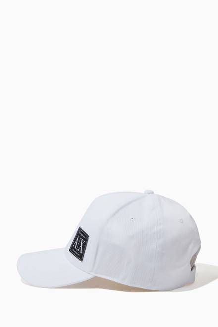 hover state of AX Patch Baseball Cap in Twill    