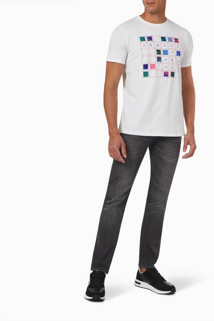 hover state of Slim Fit T-shirt in Cotton Jersey 