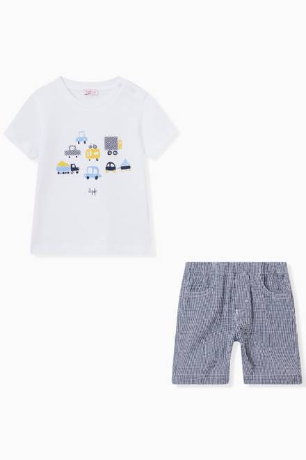 hover state of Cars T-shirt & Shorts Set in Cotton  