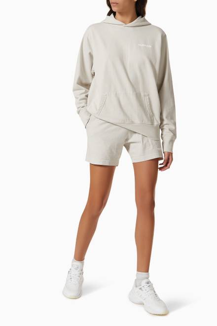 hover state of Oversized Hoodie in Cotton Fleece      
