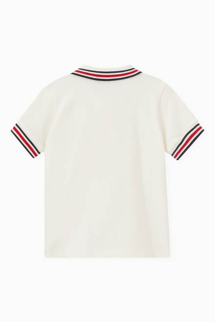 hover state of Logo Stripes Polo T-shirt 