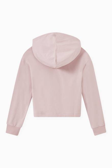 hover state of Just Dance Cropped Hoodie in Cotton   
