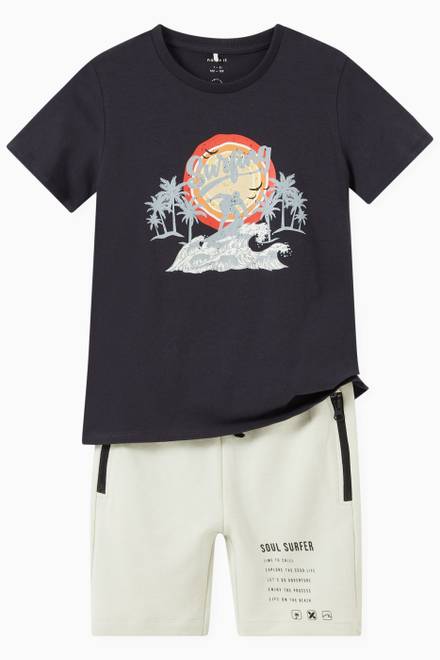 hover state of Surfing T-shirt in Cotton Jersey  