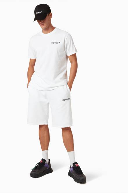 hover state of Blur Arrows Sweatshorts in Cotton Terry     