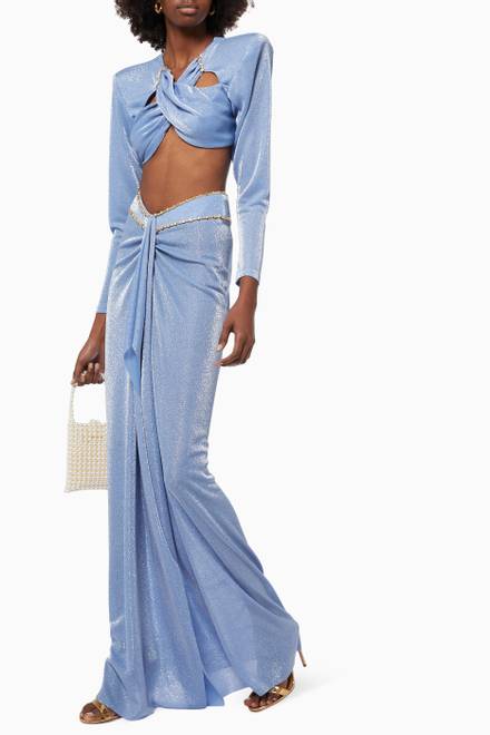 hover state of Embellished Maxi Skirt
