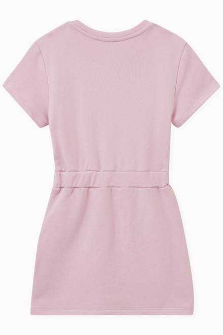 hover state of Logo T-shirt Dress in Cotton Jersey   