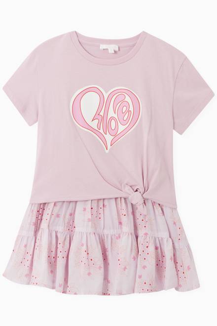 hover state of Heart Knot T-shirt in Cotton Jersey  