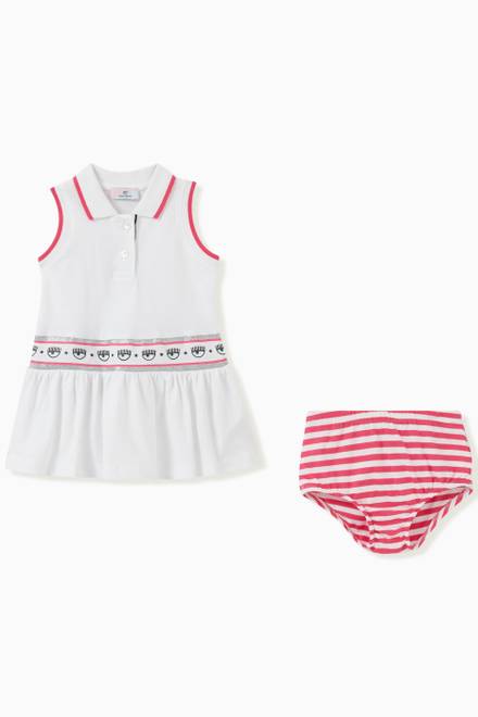 hover state of Eyestar Polo Dress & Bloomers Set in Cotton Piqué  