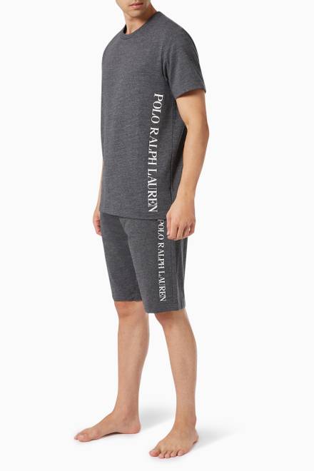 hover state of Sleep Slim Shorts in Cotton Jersey   