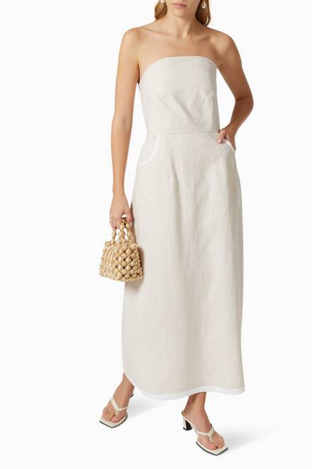 hover state of Lexi Dress in Linen 