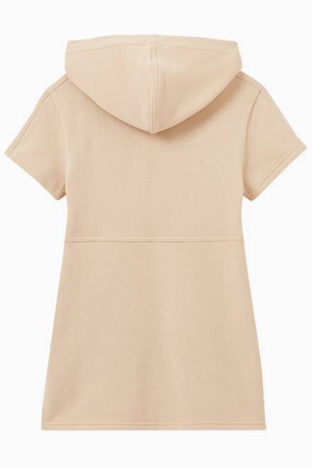 hover state of Pineapple Hooded Dress in Cotton Jersey   