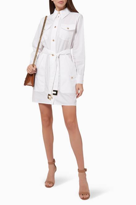 hover state of Shirt Dress in Cotton