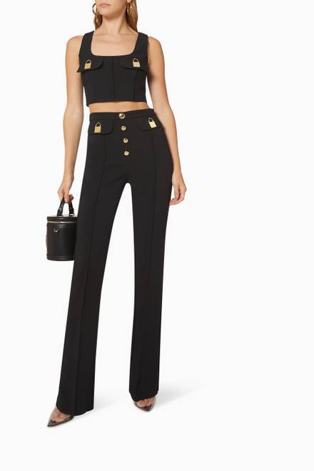 hover state of High-Waisted Flare Pants 