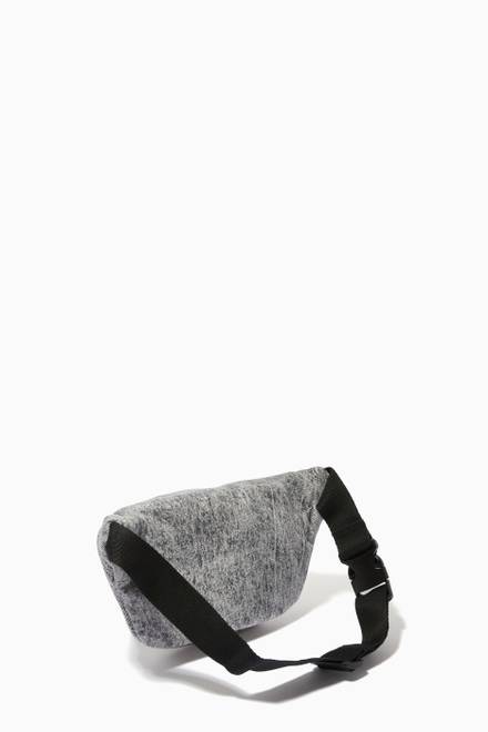 hover state of Bleached Rock Print Waist Bag in Cotton 