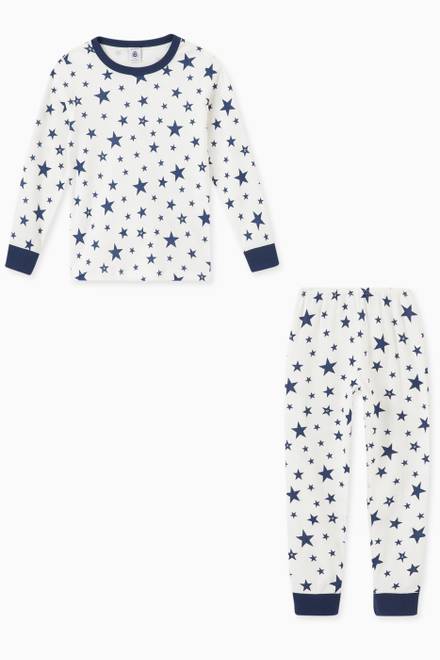 hover state of Star Pyjama Set in Cotton 