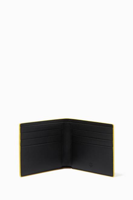 hover state of Small Bifold Wallet in Cubic Monogram Leather  