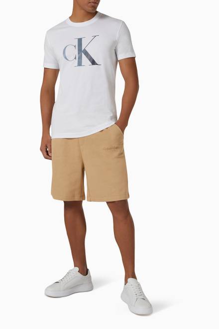 hover state of Relaxed Jogger Shorts in Cotton Terry 
