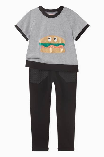 hover state of Burger Benny T-shirt in Organic Cotton       