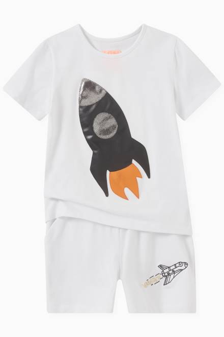 hover state of To The Moon T-shirt in Organic Cotton  