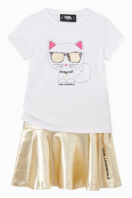 hover state of Choupette Print T-Shirt in Jersey    