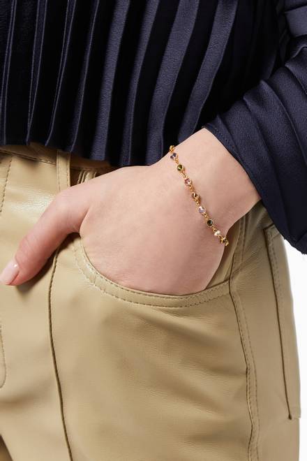 hover state of Cora Bracelet in 18kt Gold Plated Sterling Silver