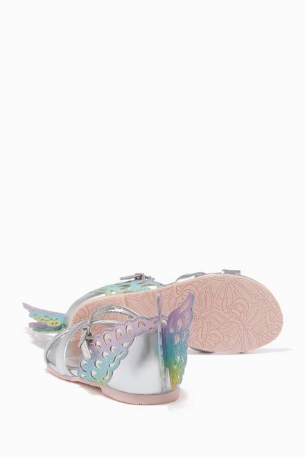 hover state of Rainbow Wings Evangeline Sandals in Leather