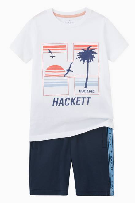 hover state of Graphic Print T-Shirt in Cotton 