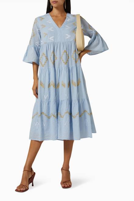 hover state of Yasathena Dress in Organic Cotton   