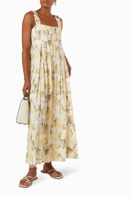 hover state of Exeter Maxi Dress in Linen Blend