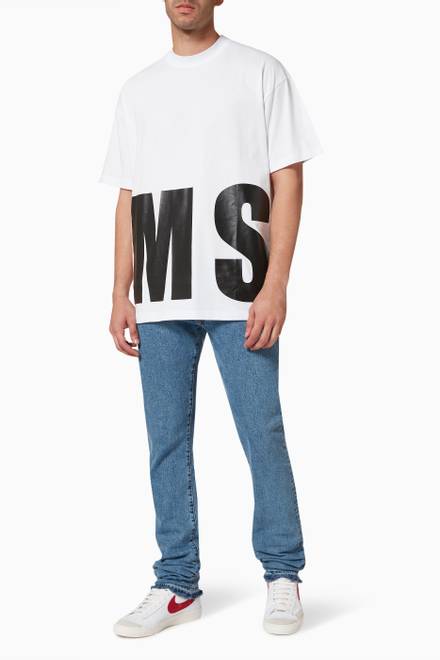 hover state of Maxi Logo T-shirt in Cotton   