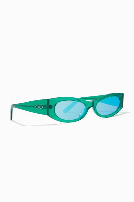 hover state of Ciara Cat-eye Sunglasses in Acetate         
